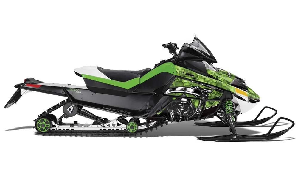 Arctic Cat Z1 Turbo Sled Graphic Kit - 2006-2012 Reaper Green