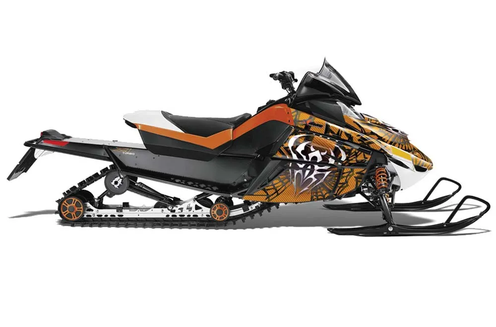 Arctic Cat Z1 Turbo Sled Graphic Kit - 2006-2012 Widow Maker Orange