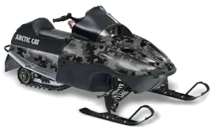 Arctic Cat 120 Sno Pro Youth Sled Graphic Kit - All Years Camoplate Black