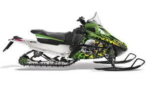Arctic Cat F Z1 Series Sled Graphic Kit - All Years Motorhead Green