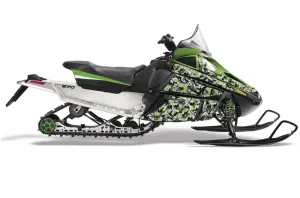 Arctic Cat F Z1 Series Sled Graphic Kit - All Years Urban Camo Green