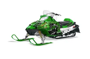 Arctic Cat Firecat F5 / F6 / F7 Sled Graphic Kit - 2003-2006 Reaper Green