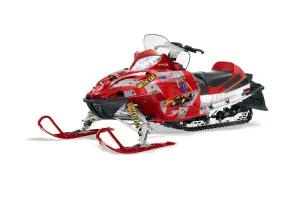 Arctic Cat Firecat F5 / F6 / F7 Sled Graphic Kit - 2003-2006 T Bomber Red