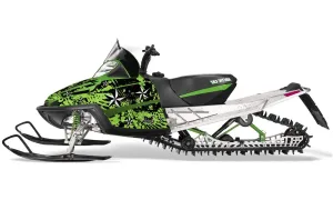 Arctic Cat M Series / Crossfire Sled Graphic Kit - All Years North Star Green