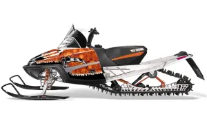 Arctic Cat M Series / Crossfire Sled Graphic Kit - All Years Reaper Orange