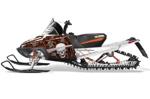 Arctic Cat M Series / Crossfire Sled Graphic Kit - All Years Showoff Orange