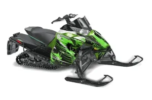 Arctic Cat ProCross Sno Pro Sled Graphic Kit - 2012-2016 Carbon X Green