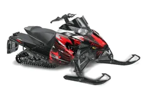 Arctic Cat ProCross Sno Pro Sled Graphic Kit - 2012-2016 Carbon X Red