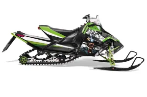 Arctic Cat Sno Pro Race 500 / 600 Sled Graphic Kit - 2008-2011 Mad Hatter Black
