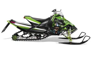 Arctic Cat Sno Pro Race 500 / 600 Sled Graphic Kit - 2008-2011 Mad Hatter Green