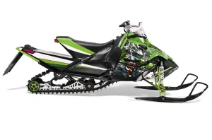 Arctic Cat Sno Pro Race 500 / 600 Sled Graphic Kit - 2008-2011 Mad Hatter Green