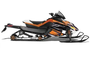 Arctic Cat Z1 Turbo Sled Graphic Kit - 2006-2012 Attack Orange