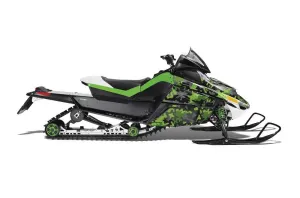 Arctic Cat Z1 Turbo Sled Graphic Kit - 2006-2012 Camoplate Green
