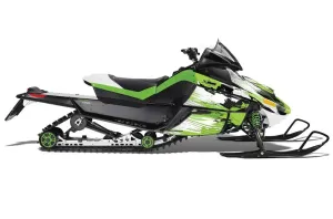 Arctic Cat Z1 Turbo Sled Graphic Kit - 2006-2012 Carbon X Green