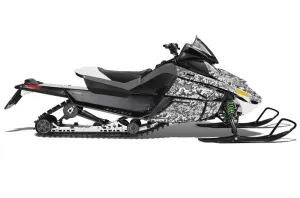 Arctic Cat Z1 Turbo Sled Graphic Kit - 2006-2012 DigiCamo White