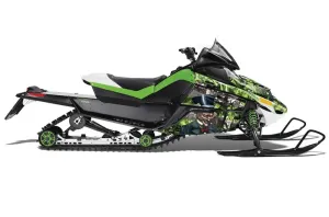 Arctic Cat Z1 Turbo Sled Graphic Kit - 2006-2012 Mad Hatter Green