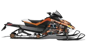 Arctic Cat Z1 Turbo Sled Graphic Kit - 2006-2012 Mad Hatter Orange