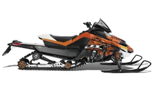 Arctic Cat Z1 Turbo Sled Graphic Kit - 2006-2012 Reaper Orange