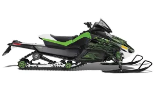 Arctic Cat Z1 Turbo Sled Graphic Kit - 2006-2012 The Grid Green