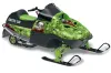 Arctic Cat 120 Sno Pro Youth Sled Graphic Kit - All Years Bone Collector Green
