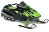 Arctic Cat 120 Sno Pro Youth Sled Graphic Kit - All Years Tribal Flames Green