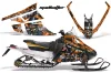 Arctic Cat F Z1 Series Sled Graphic Kit - All Years Mad Hatter Orange