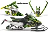 Arctic Cat F Z1 Series Sled Graphic Kit - All Years Motorhead Green