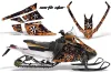 Arctic Cat F Z1 Series Sled Graphic Kit - All Years North Star Orange