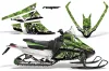 Arctic Cat F Z1 Series Sled Graphic Kit - All Years Reaper Green