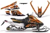 Arctic Cat F Z1 Series Sled Graphic Kit - All Years Reaper Orange