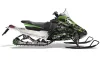 Arctic Cat F Z1 Series Sled Graphic Kit - All Years Silver Star - Silverhaze Green