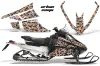 Arctic Cat F Z1 Series Sled Graphic Kit - All Years Urban Camo Orange