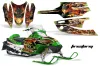 Arctic Cat Firecat F5 / F6 / F7 Sled Graphic Kit - 2003-2006 Firestorm Green