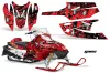 Arctic Cat Firecat F5 / F6 / F7 Sled Graphic Kit - 2003-2006 Guns Red