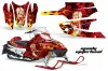 Arctic Cat Firecat F5 / F6 / F7 Sled Graphic Kit - 2003-2006 Motorhead Mandy Red