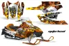 Arctic Cat Firecat F5 / F6 / F7 Sled Graphic Kit - 2003-2006 Motorhead Orange