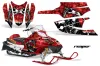 Arctic Cat Firecat F5 / F6 / F7 Sled Graphic Kit - 2003-2006 Reaper Red