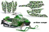 Arctic Cat Firecat F5 / F6 / F7 Sled Graphic Kit - 2003-2006 Urban Camo Green