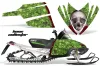 Arctic Cat M Series / Crossfire Sled Graphic Kit - All Years Bone Collector Green