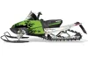 Arctic Cat M Series / Crossfire Sled Graphic Kit - All Years Diamond Flames Green