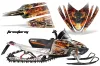 Arctic Cat M Series / Crossfire Sled Graphic Kit - All Years Firestorm White