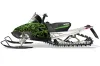 Arctic Cat M Series / Crossfire Sled Graphic Kit - All Years Skulls N Hammers Green