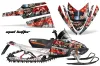 Arctic Cat M Series / Crossfire Sled Graphic Kit - All Years Mad Hatter Silver