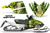 Arctic Cat M Series / Crossfire Sled Graphic Kit - All Years Motorhead Mandy Green