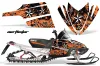 Arctic Cat M Series / Crossfire Sled Graphic Kit - All Years North Star Orange