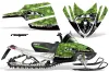 Arctic Cat M Series / Crossfire Sled Graphic Kit - All Years Reaper Green