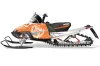 Arctic Cat M Series / Crossfire Sled Graphic Kit - All Years Silver Star - Reloaded Orange
