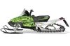 Arctic Cat M Series / Crossfire Sled Graphic Kit - All Years Silver Star - Silverhaze Green