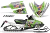 Arctic Cat M Series / Crossfire Sled Graphic Kit - All Years T Bomber Green