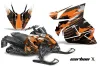 Arctic Cat ProCross Sno Pro Sled Graphic Kit - 2012-2016 Carbon X Orange